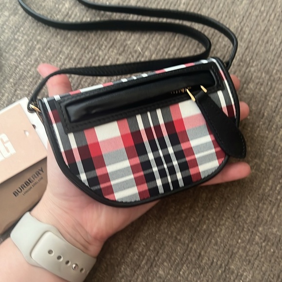 Authentic Burberry Olympia Flap Micro Bag - Picture 5 of 6